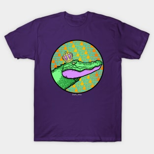 Mardi Gras Gator King T-Shirt